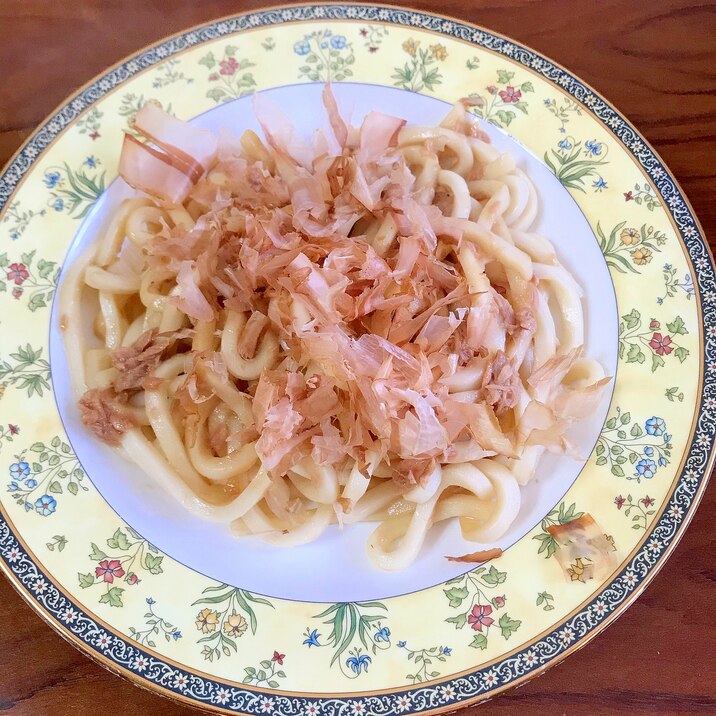 ツナの中華風焼きうどん